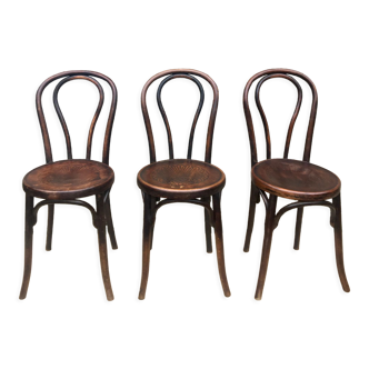 3 chaises bistrot fishel