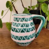 Stoneware pitcher C. Voltz Vallauris