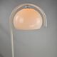 Floor lamp white metal and plastic space age