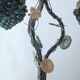 Lampe sculpturale Grappe de raisins verre de Murano 1960s
