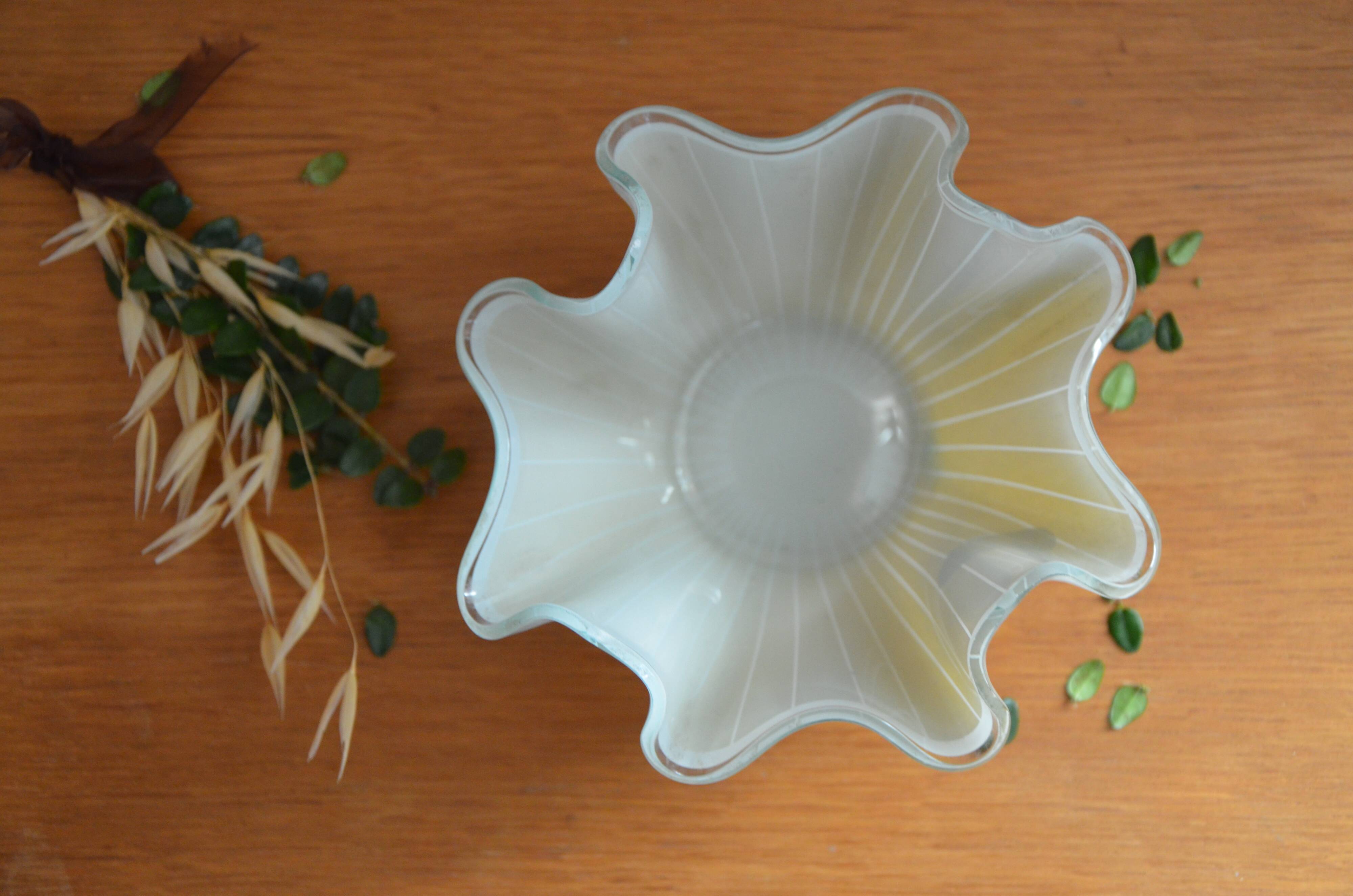 Chance Brothers handkerchief vase