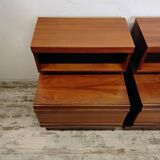 Pair of Scandinavian bedside tables from the 70s