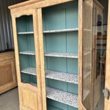 Jolie vitrine chêne revalorisée