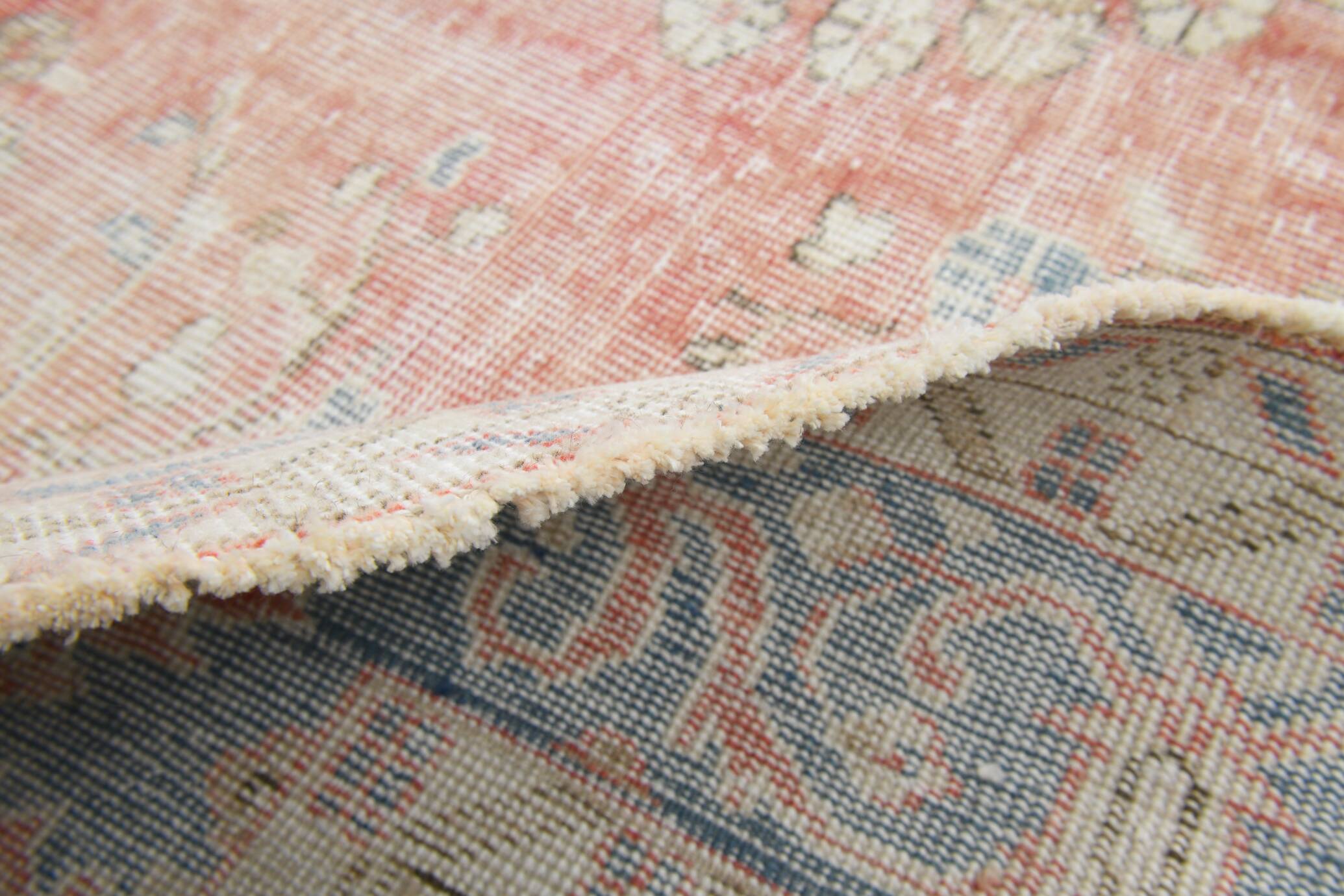 8x11 Dusty Red Vintage Persian Rug, 243x347Cm