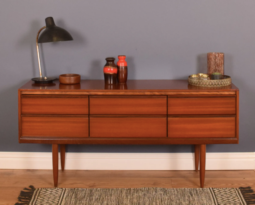 Retro teak & rosewood Austinsuite