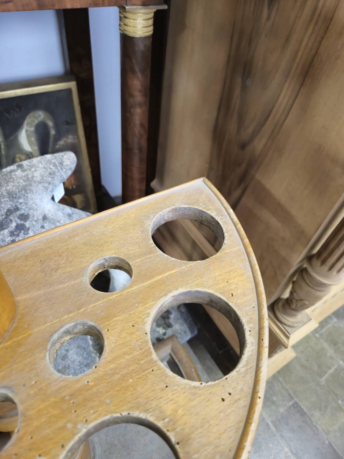 Antique 19th century parrot coat rack