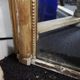 Old mirror Louis xvi style gilded wood stucco xixeme