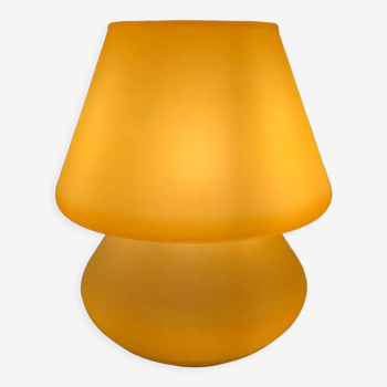 Lampe champignons verre poli