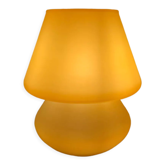 Mushroom lamp polished glass