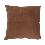 Housse de coussin bogolan terracota