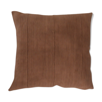 Housse de coussin bogolan terracota