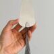 Silver metal cake server Louis XV 1818 Polida.