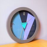 Spring cube wall clock Nicolai Canetti 80s