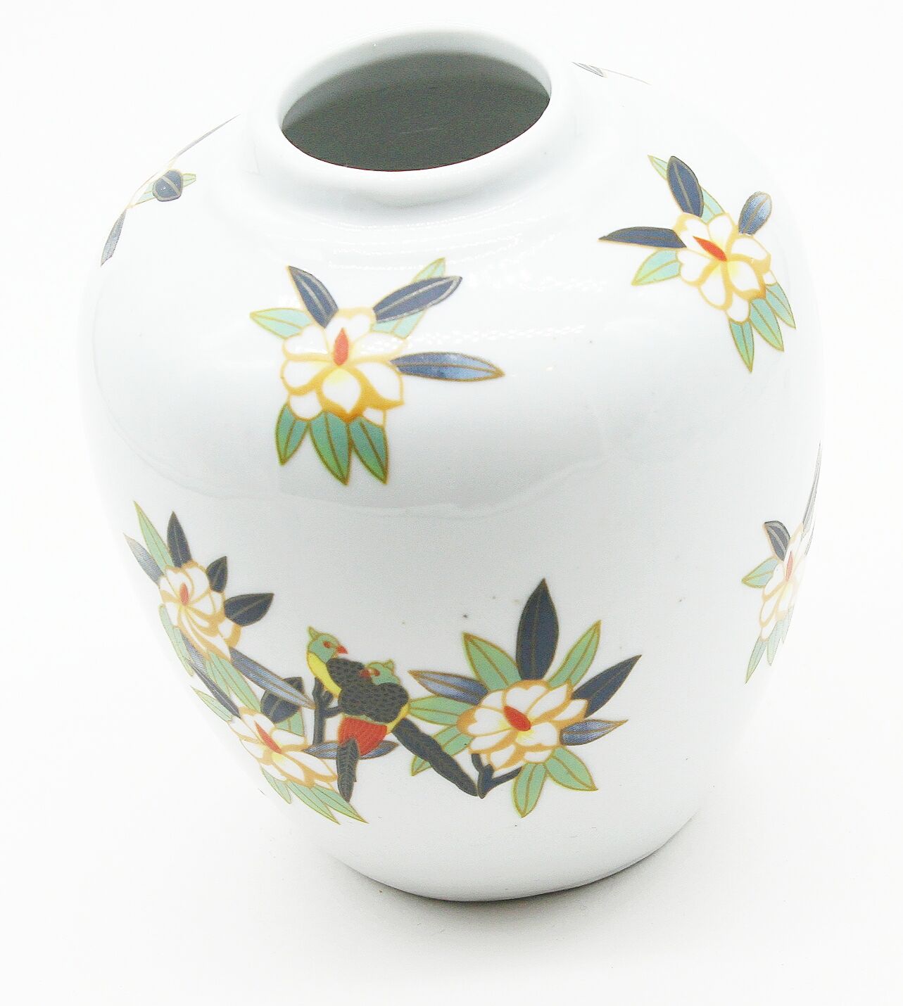 Ceramic bird vase