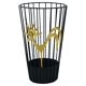 Brass Umbrella Stand Coq by Walter Bosse Mid-Century for Herta Baller, 1950s