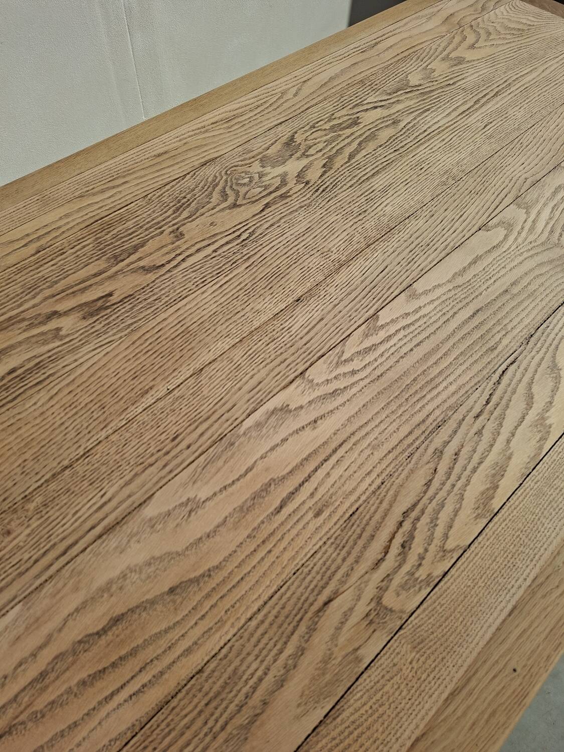 Solid oak farmhouse table