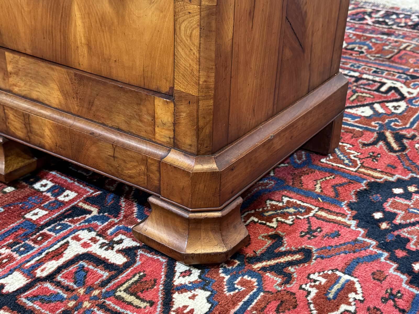 Louis Philippe bedside table from the 19th century in cherry wood.