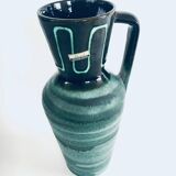 Mid-Century Modern Studio Pottery Vase Set by Scheurich, West Germany, 1960s, Set of 2