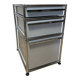 USM Haller pedestal in light grey