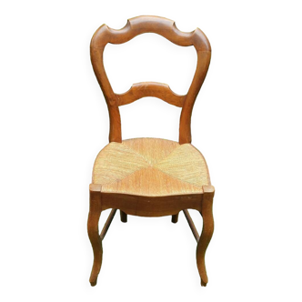 Louis Philippe chair in cherry wood circa 1900