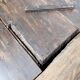 Banc d'église coffre en bois XVIIIème