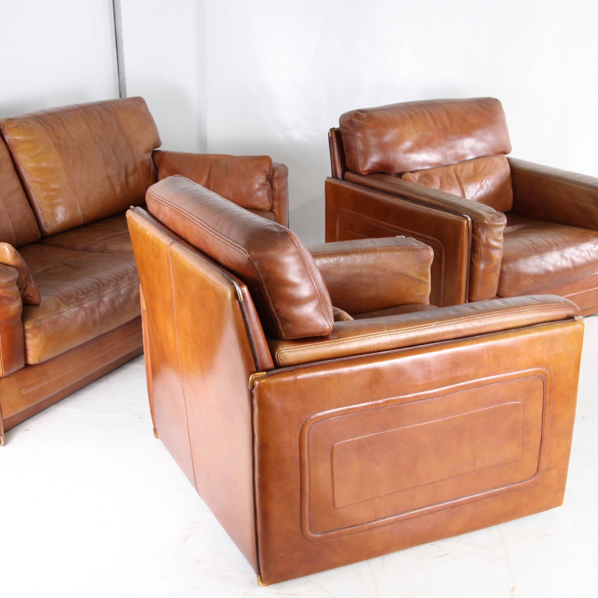 Salon en cuir Roche Bobois