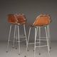 Tabourets de bar attribués à Dal Vera pour Charlotte Perriand / Les Arcs, années 1960