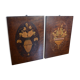 Pair of Art Deco marquetry panels - 1930 - Companion work