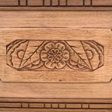 Parisian buffet art deco wood brut 1930