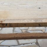 Loom table in solid oak 240 x 58 cm. 1920.