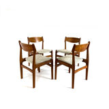 4x vintage Danish chairs