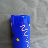 signed 80s murano glass vase