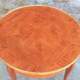 Side table in marquetry