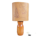 Table lamp with wooden base - dried flowers shade - Ref 1004