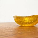 Vintage Italian Bullicante Glass Bowl from Murano
