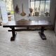 Table de monastère XXL en chêne, 19ème s.