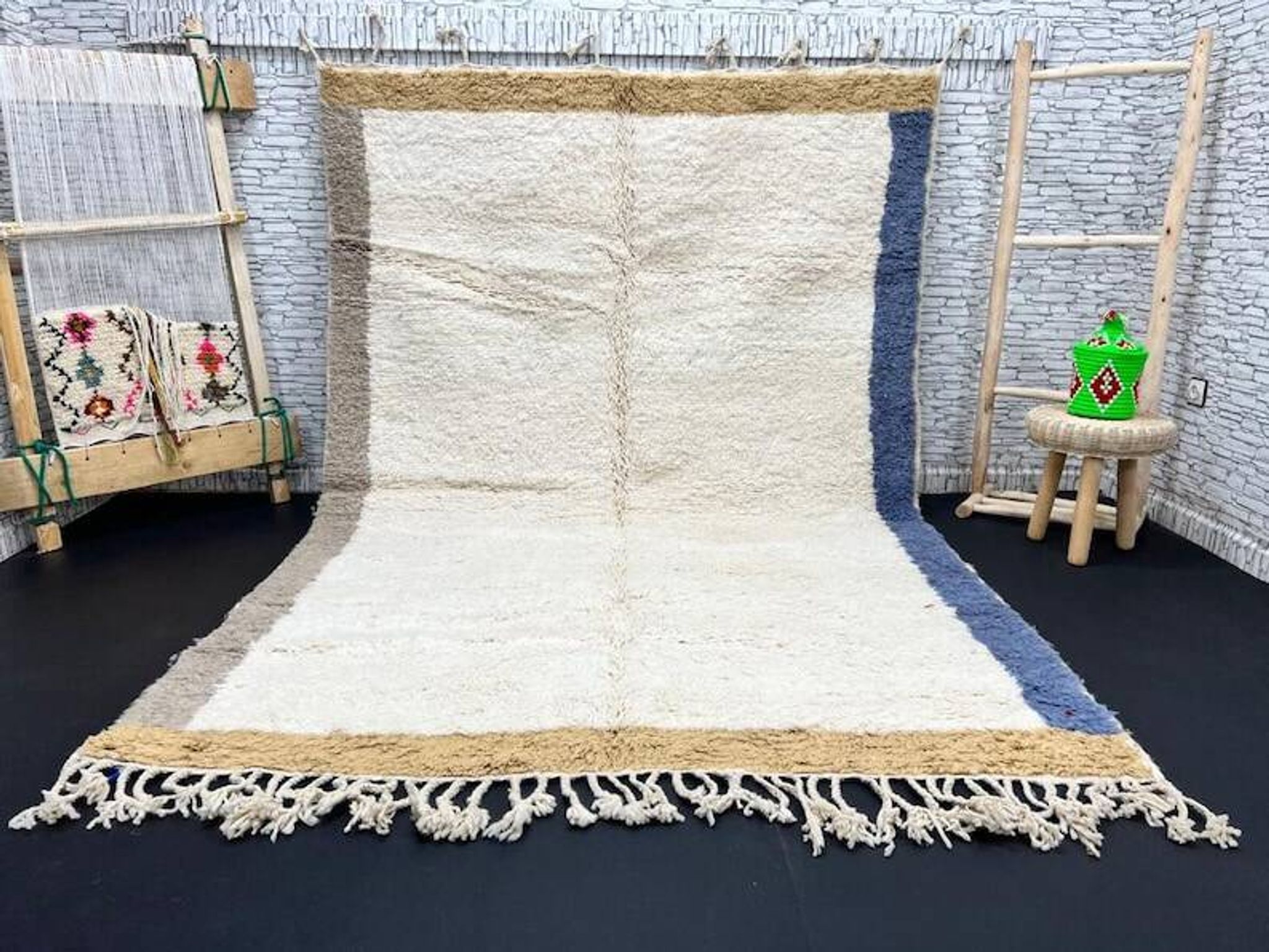 Tapis en laine marocain 3/2 mètre