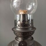 Old tin oil lamp