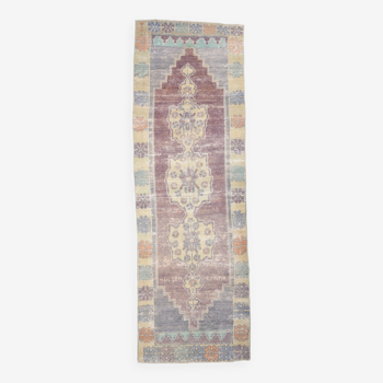 2x8 persian vintage runner rug, 81x252cm
