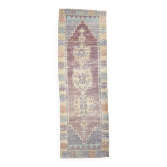 2x8 persian vintage runner rug, 81x252cm