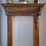 Old fireplace surround, art deco mantle