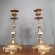 Pair of eighteenth century candlesticks