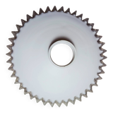 Antique pleated opaline lampshade