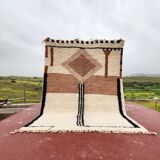 Large Beni Ouarain rug 300x206 cm – Thick wool – Geometric patterns