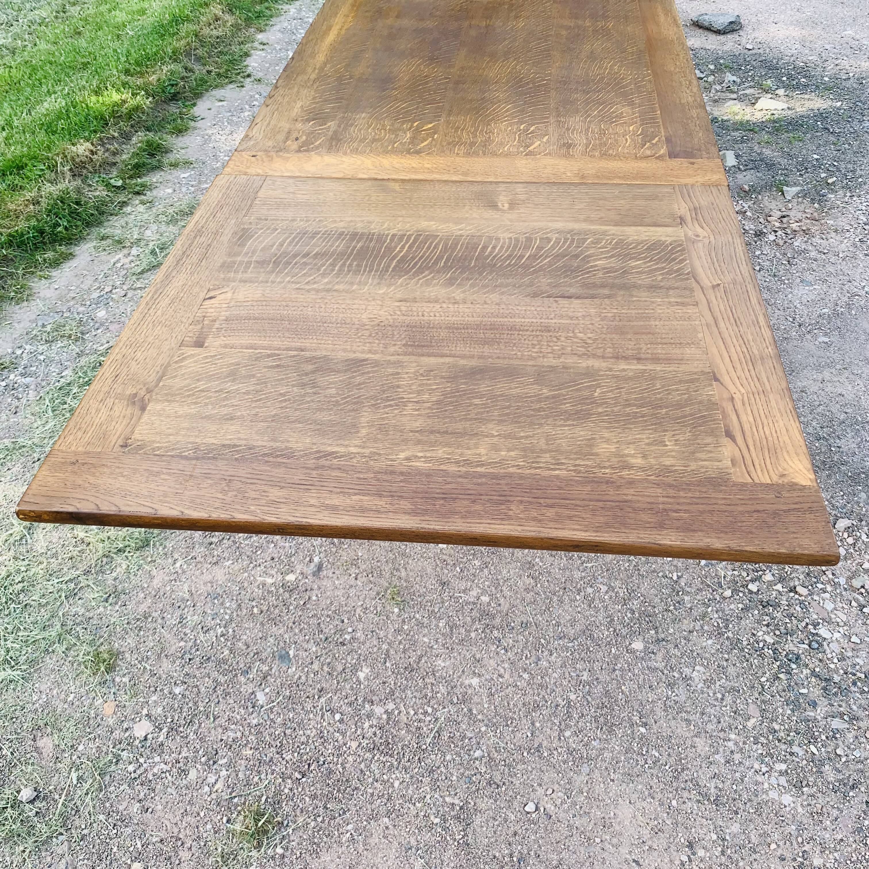 Old extendable farmhouse table