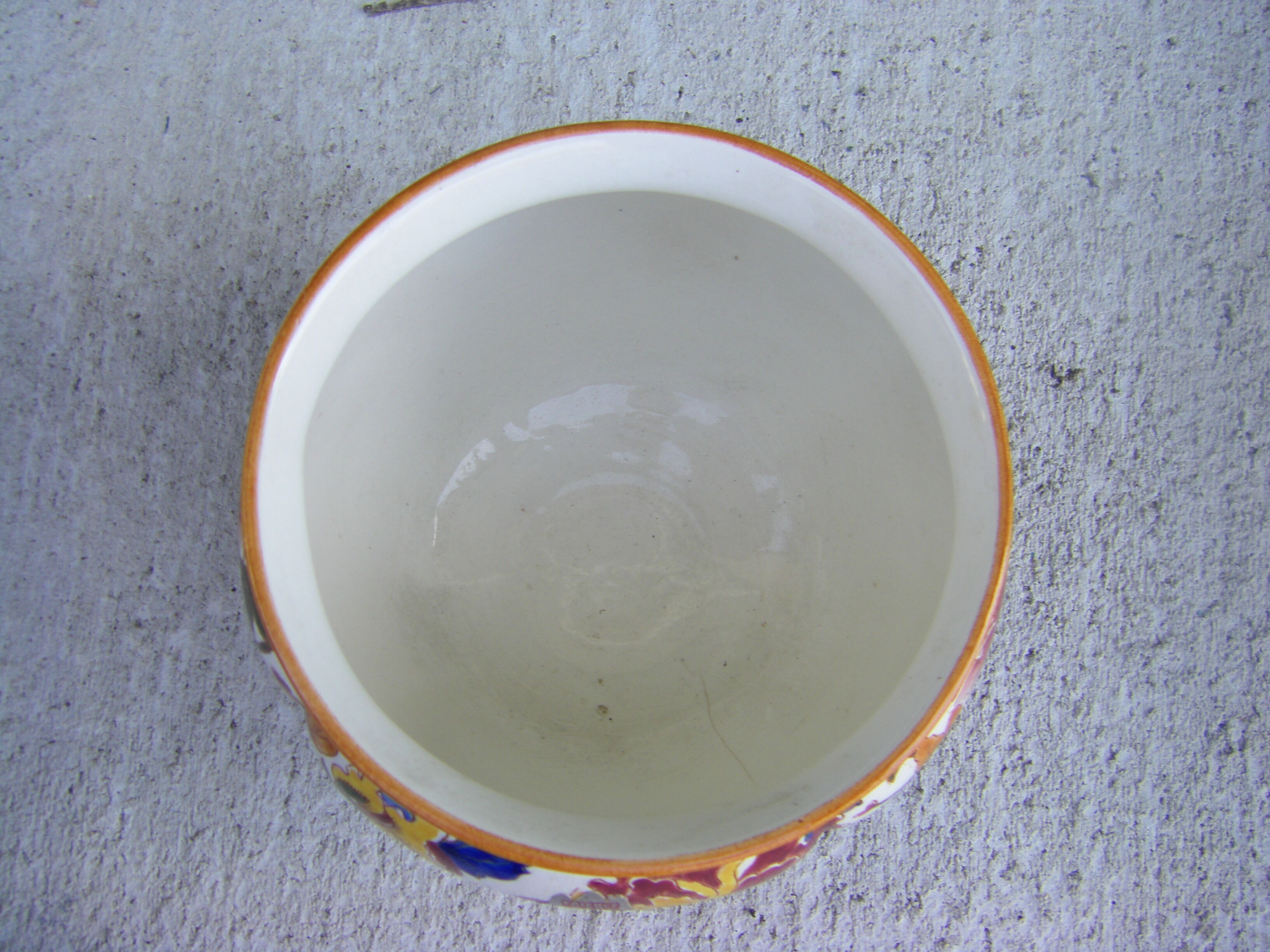 Gien faience pot cover