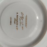 Limoges porcelain bowl from the a. raynaud factory - verdures collection - christian tortu