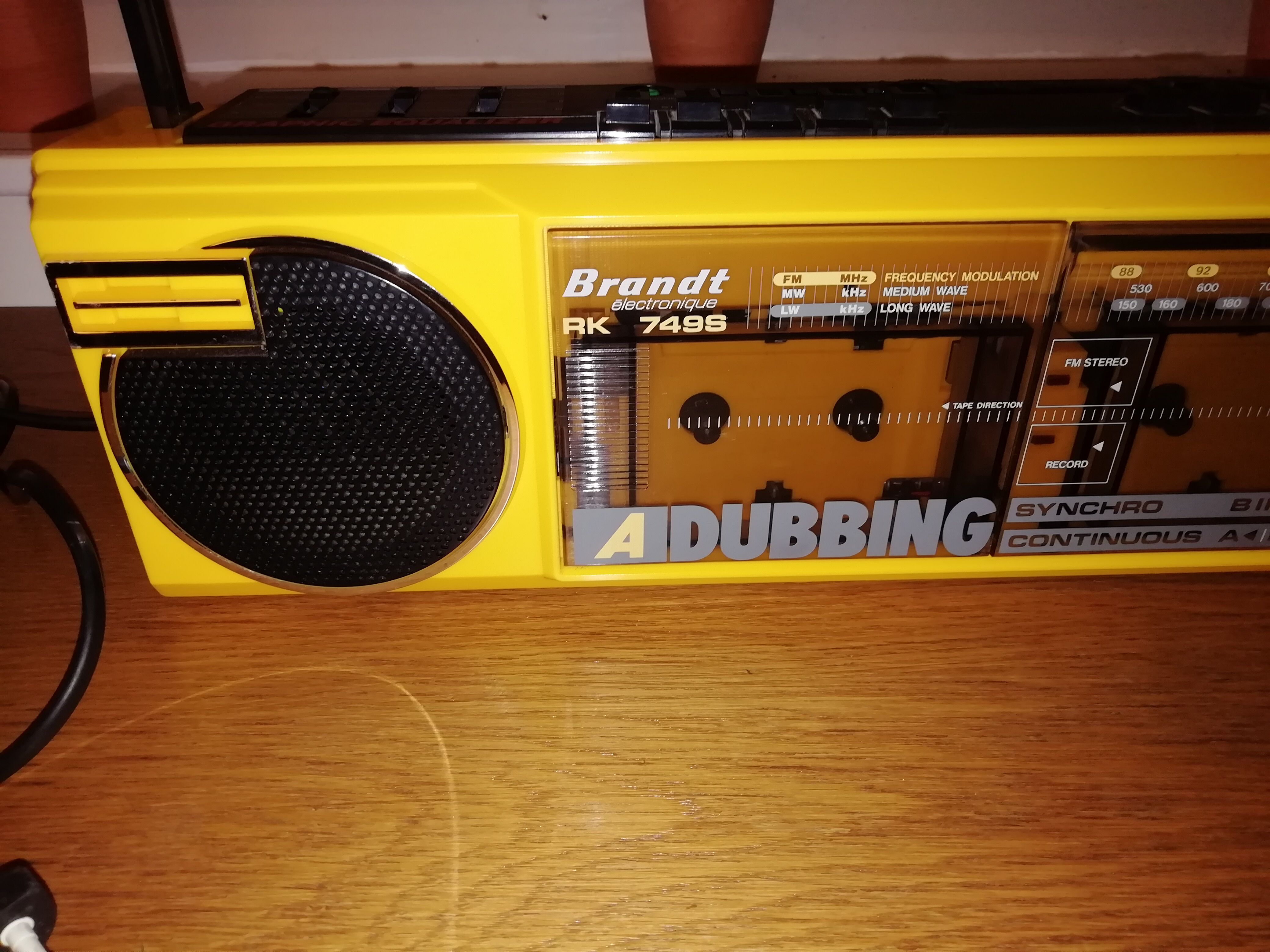 Ghetto blaster Brandt 80s