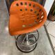 Orange tractor stool Pivoting mower Etienne Fermigier mirima 70