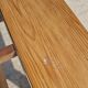 Vintage modernist coffee table in pine.